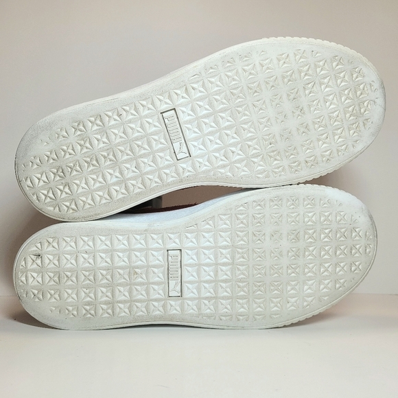 Puma Suede Platform Barbados Cherry - Picture 8 of 10